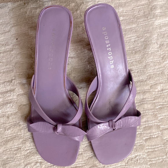 Woman purple Slides  apostrophe - Picture 2 of 4